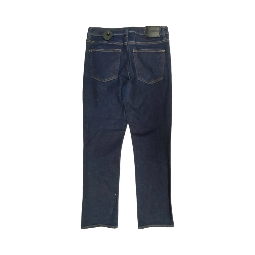 Jeans Boot Cut By Express In Blue Denim, Size:10