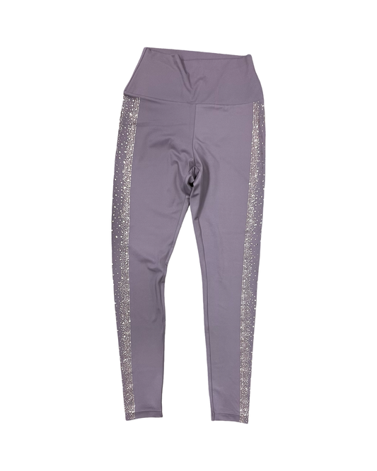 Athletic Leggings By Luxe In Mauve, Size:M