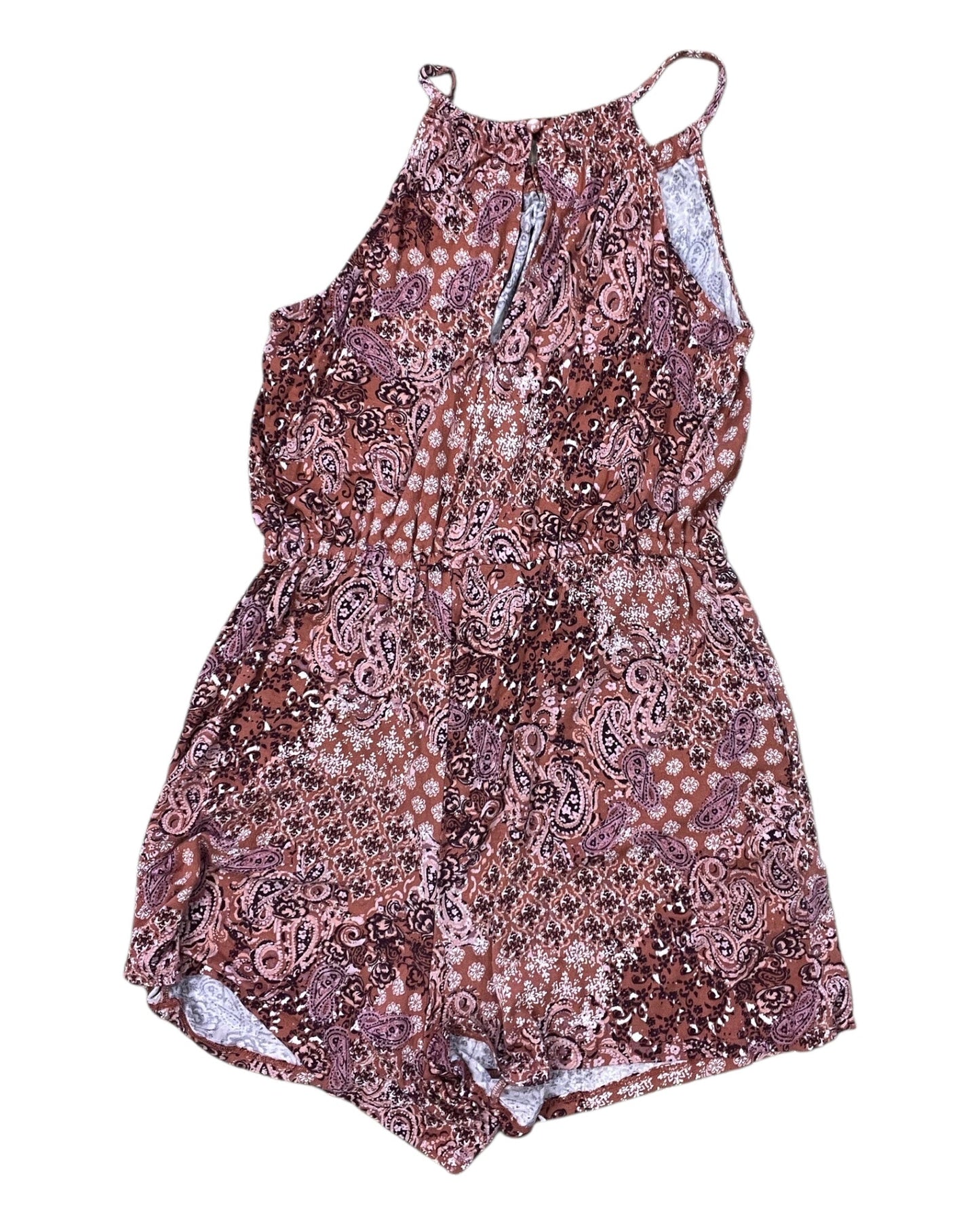 Romper By Maurices In Orange & Pink, Size:M