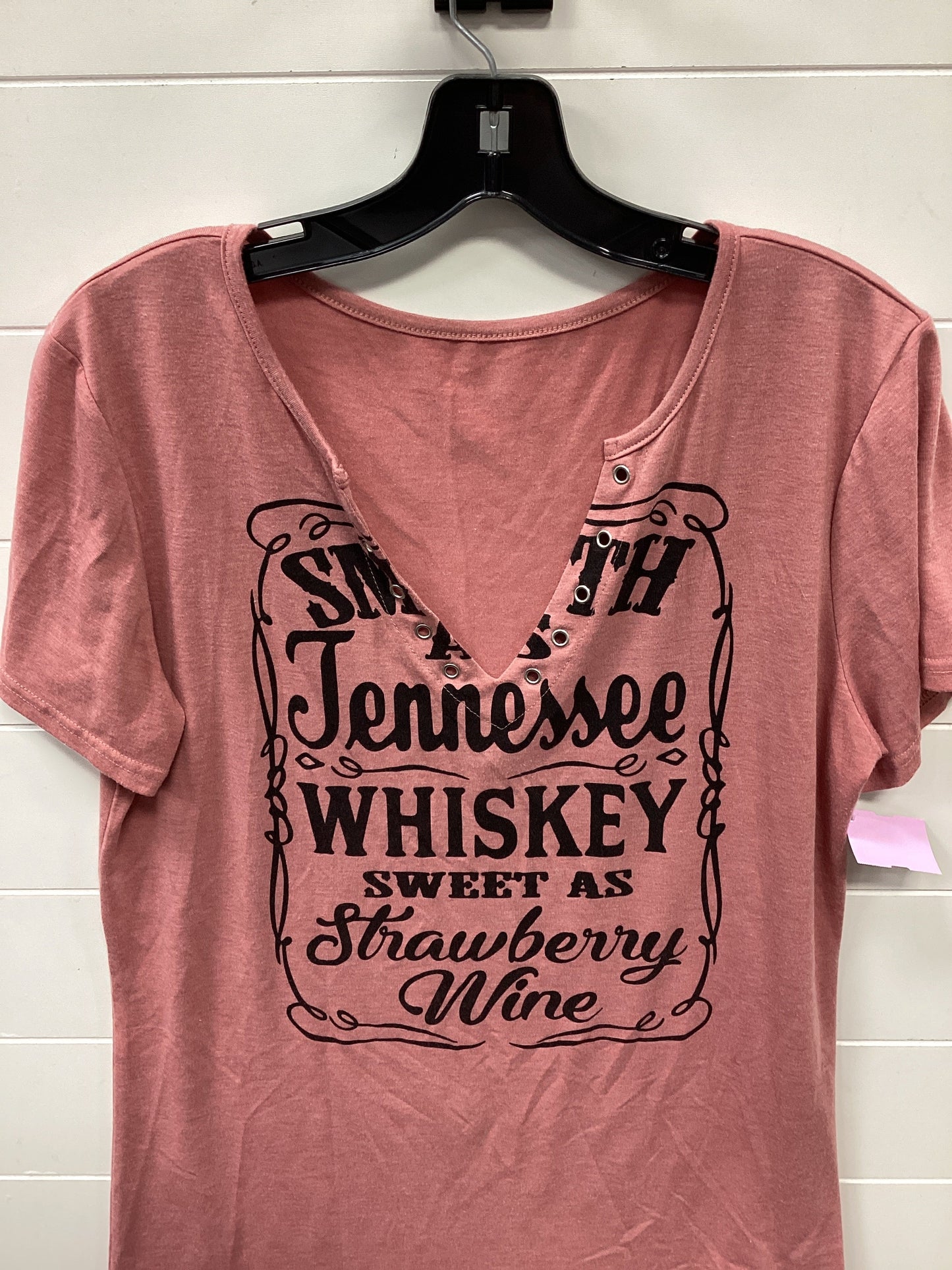 Top Ss By Clothes Mentor In Pink, Size:M