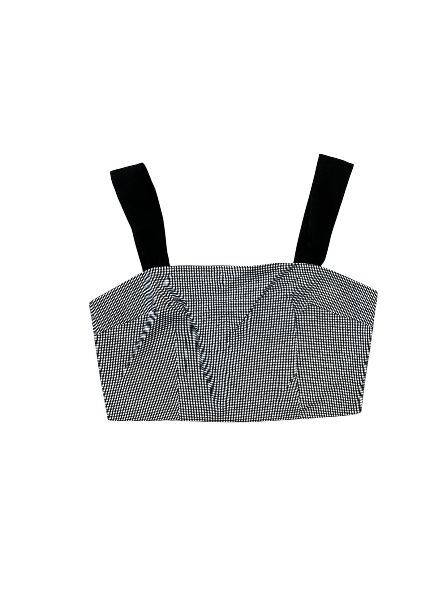 Top Sleeveless By Joa In Plaid Pattern, Size:M