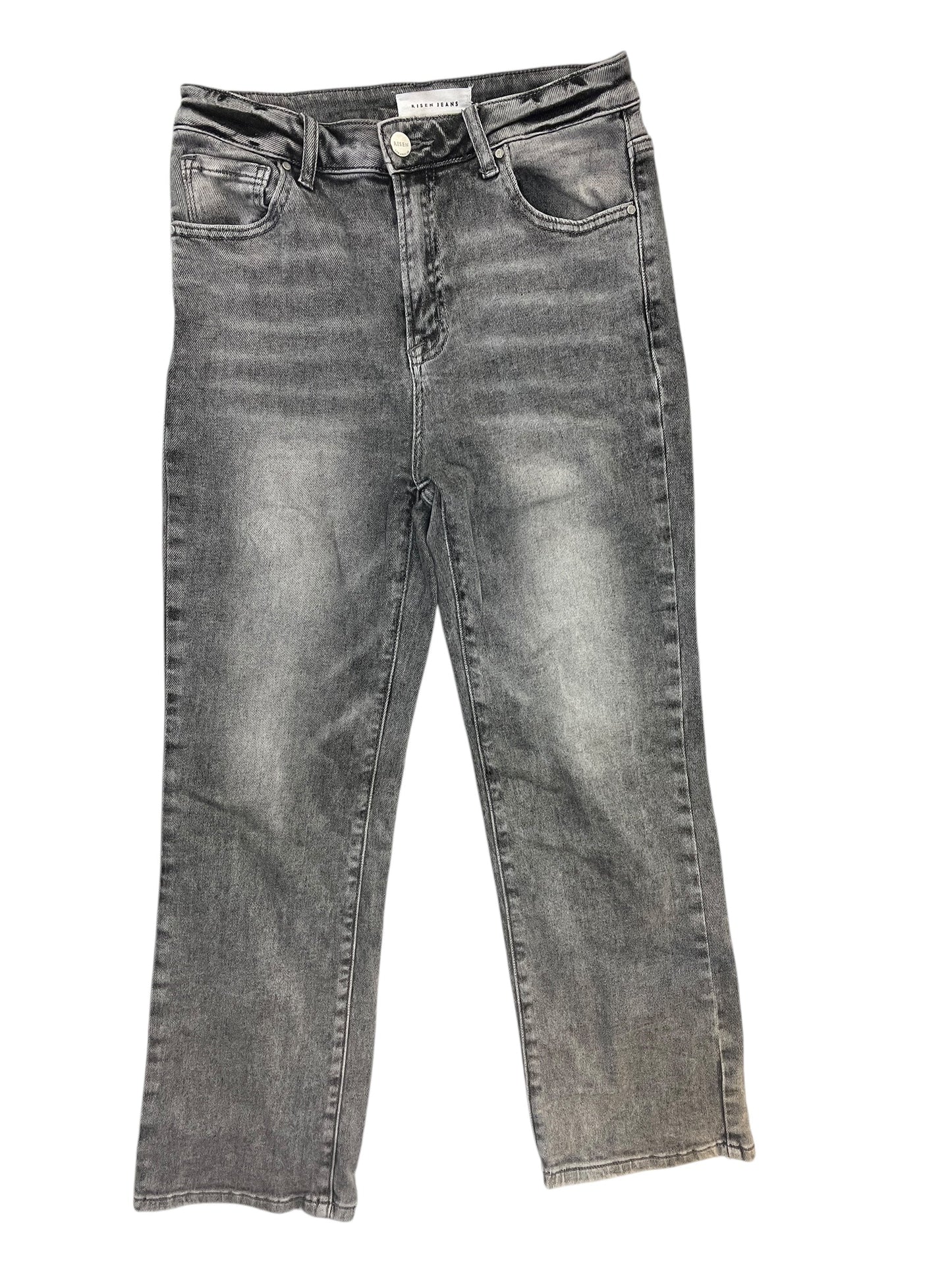 Jeans Straight By Risen In Grey, Size:6