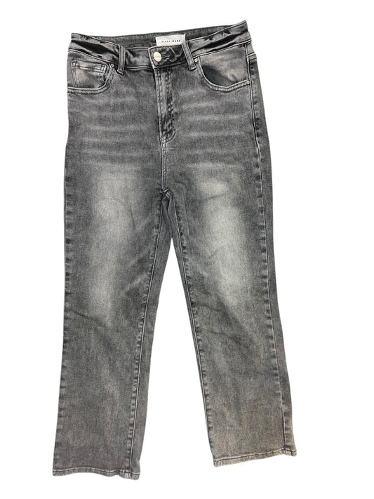 Jeans Straight By Risen In Grey, Size:6