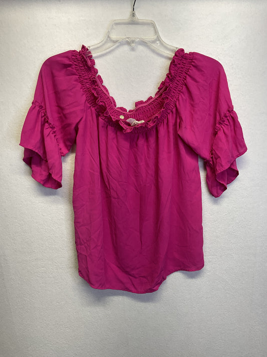 Top Ss Basic By Pink Rose In Pink, Size:S