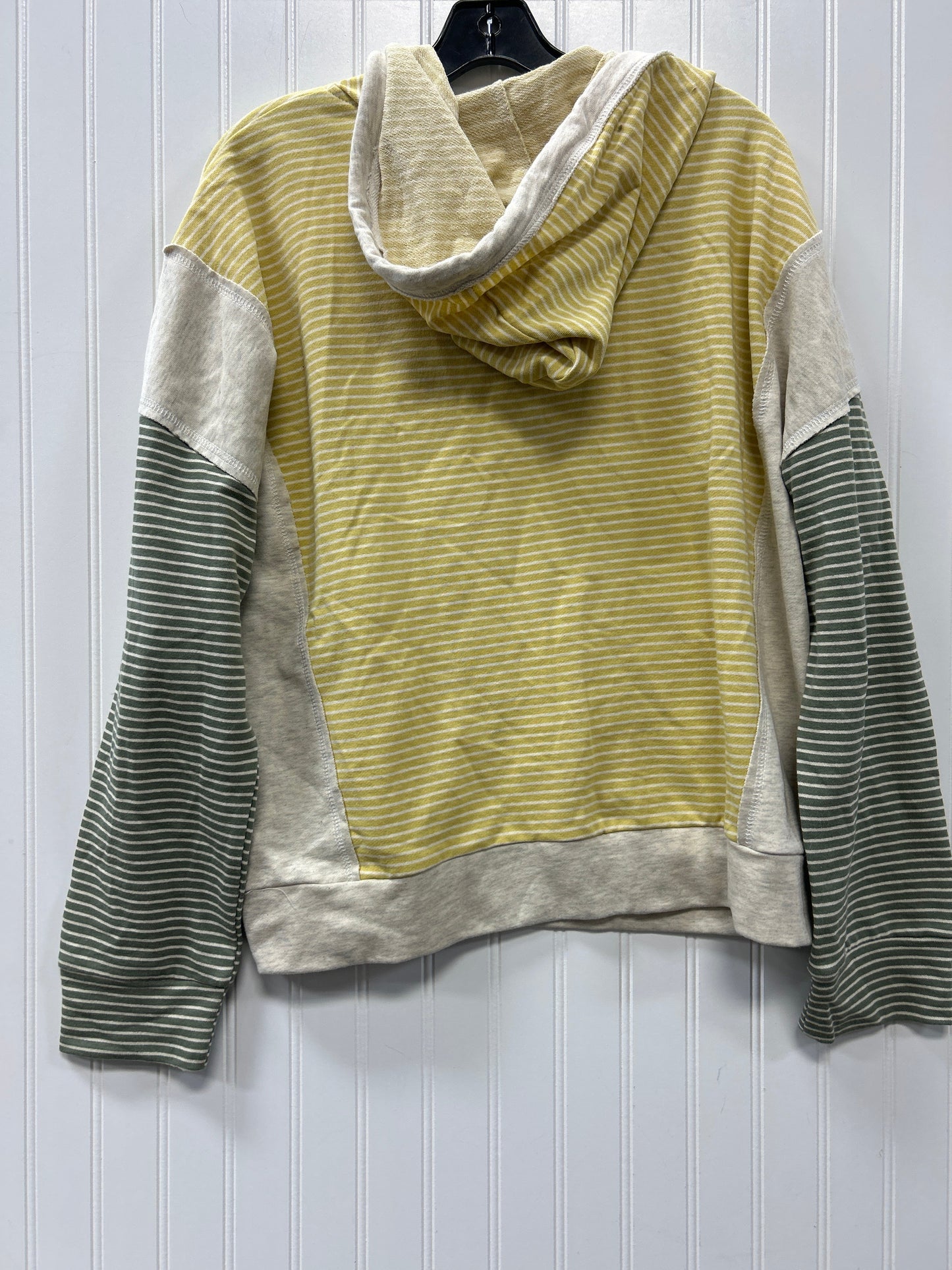 Sweatshirt Hoodie By Hem & Thread In Yellow, Size:L