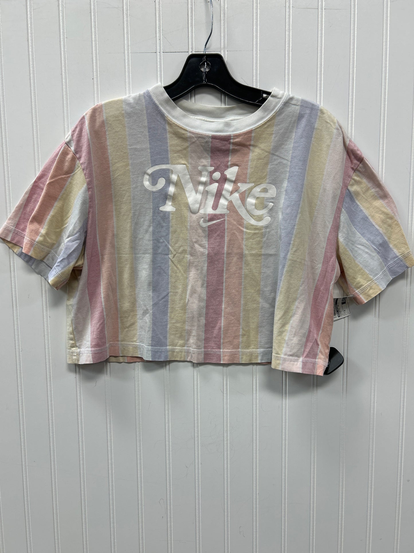 Athletic Top Ss By Nike Apparel In Multi, Size:M