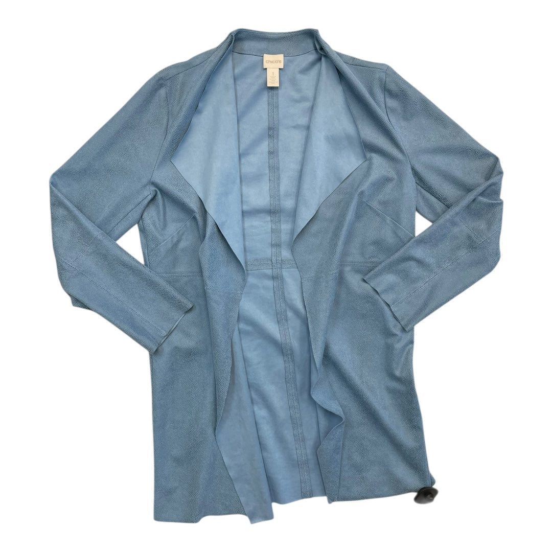 Blazer By Chicos In Blue, Size:8