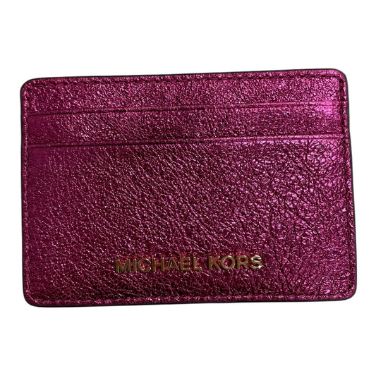 Wallet Designer By Michael Kors In Pink, Size:Small