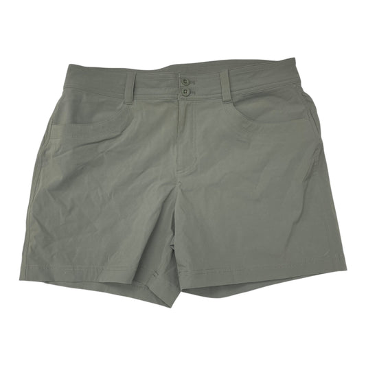 Athletic Shorts By Eddie Bauer In Green, Size:12
