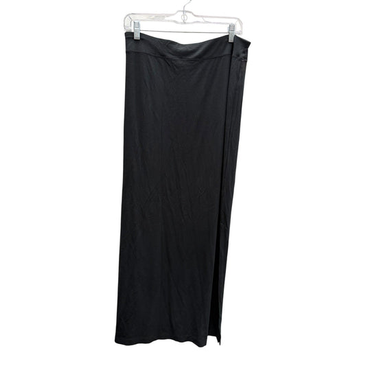 Skirt Maxi By J. Jill In Black, Size:16