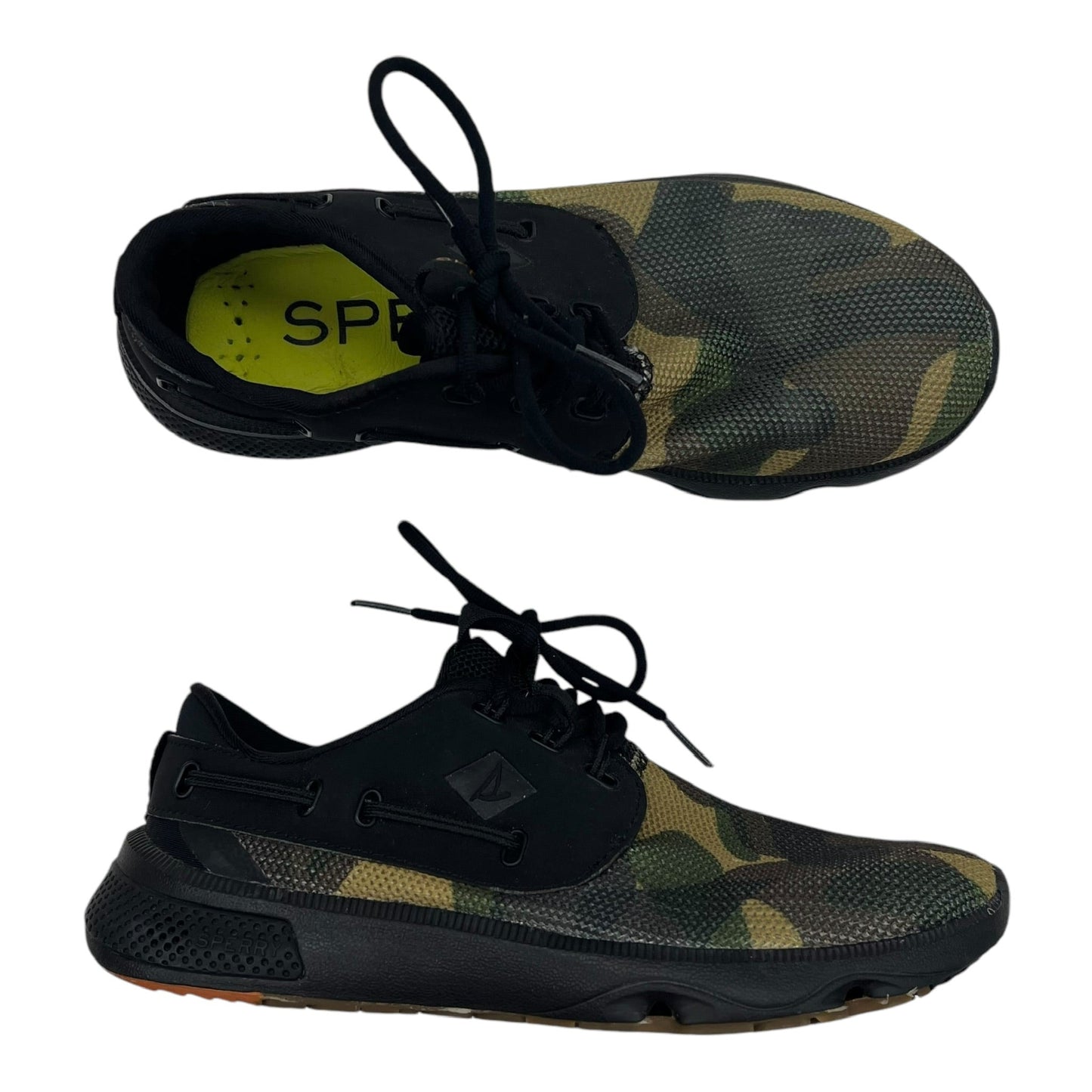 Shoes Sneakers By Sperry In Camouflage Print, Size:6