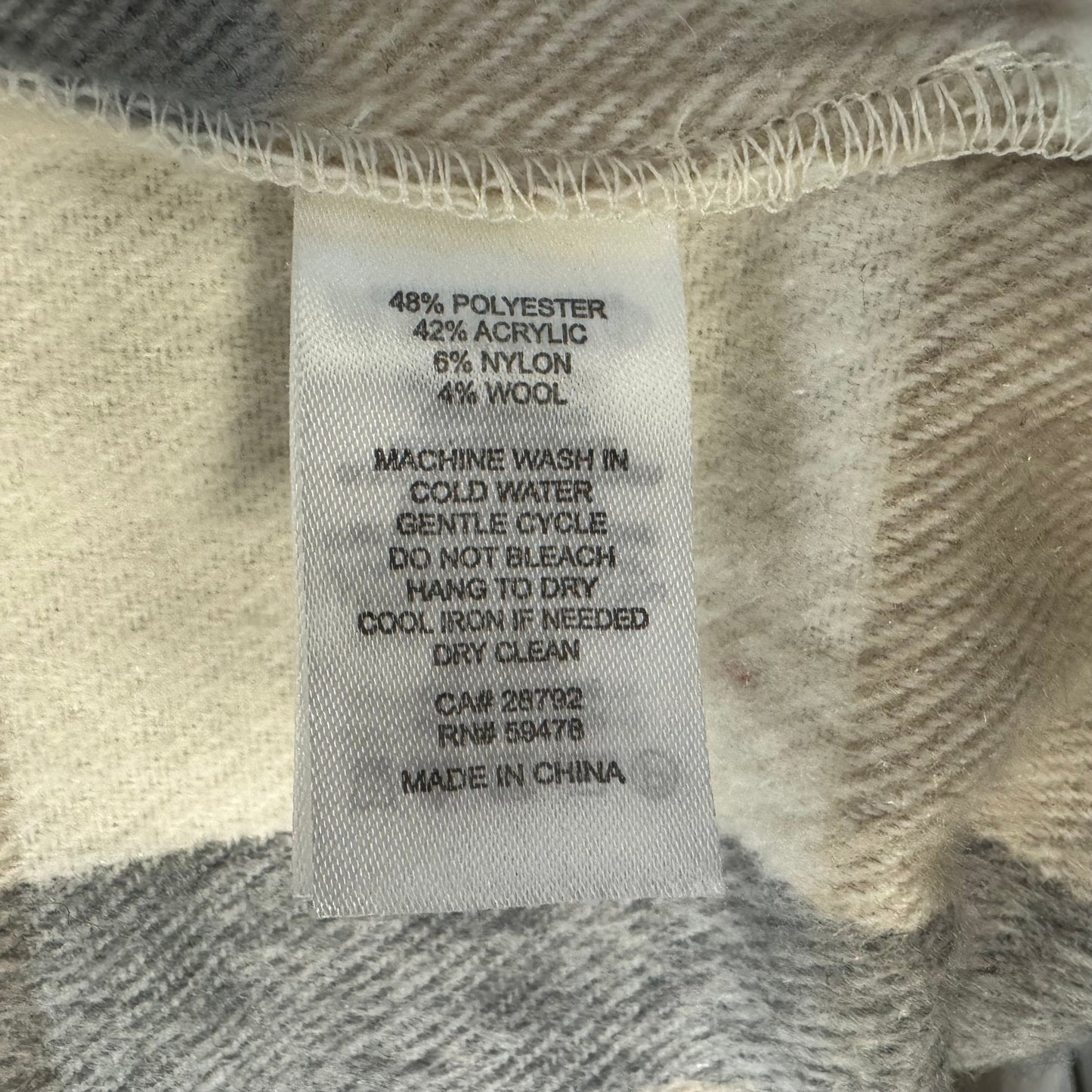 Jacket Shirt By Joie In Plaid Pattern, Size: M