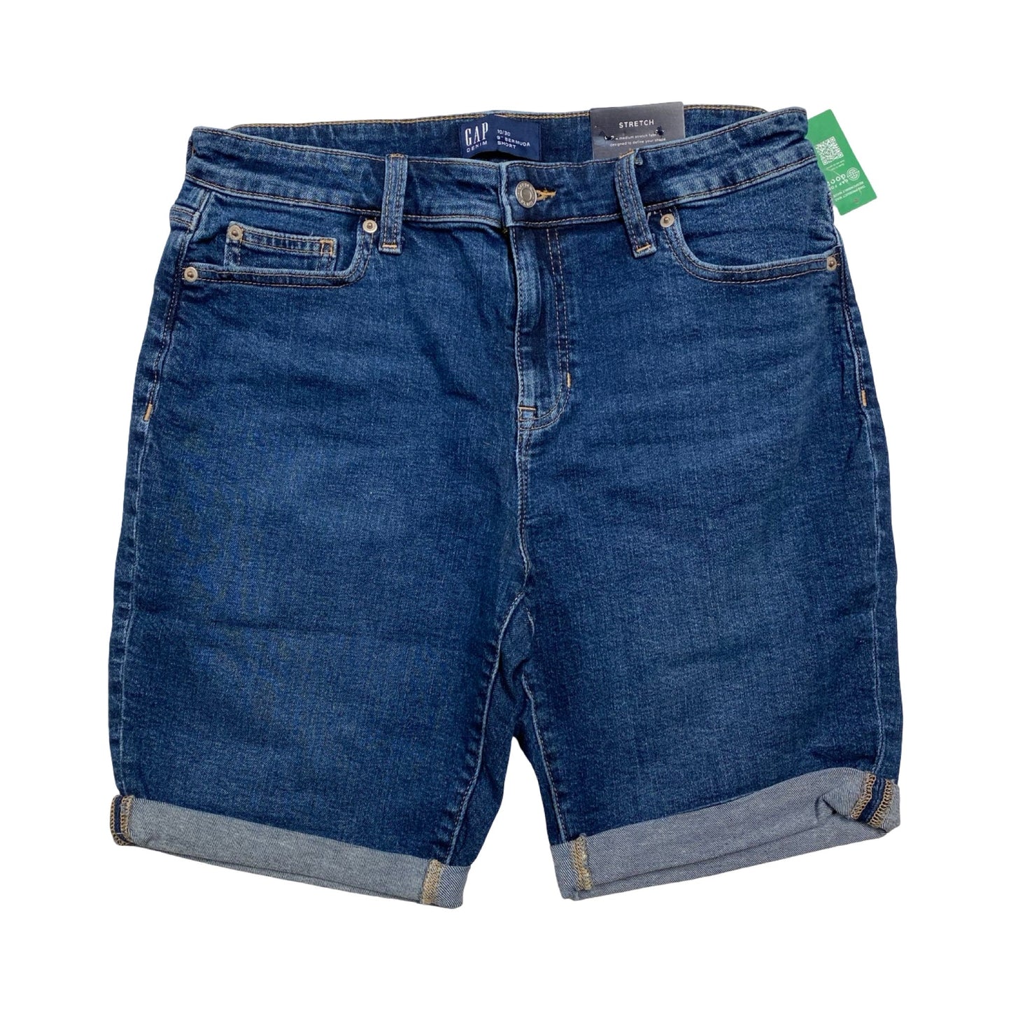 Shorts By Gap In Blue Denim, Size:10