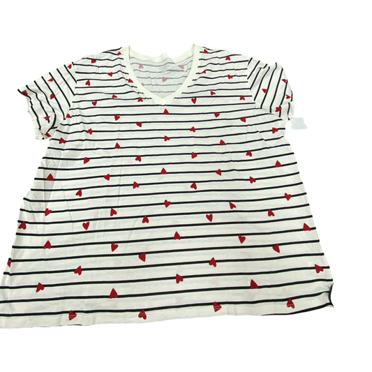 Top Ss By Torrid In Striped Pattern, Size:2X