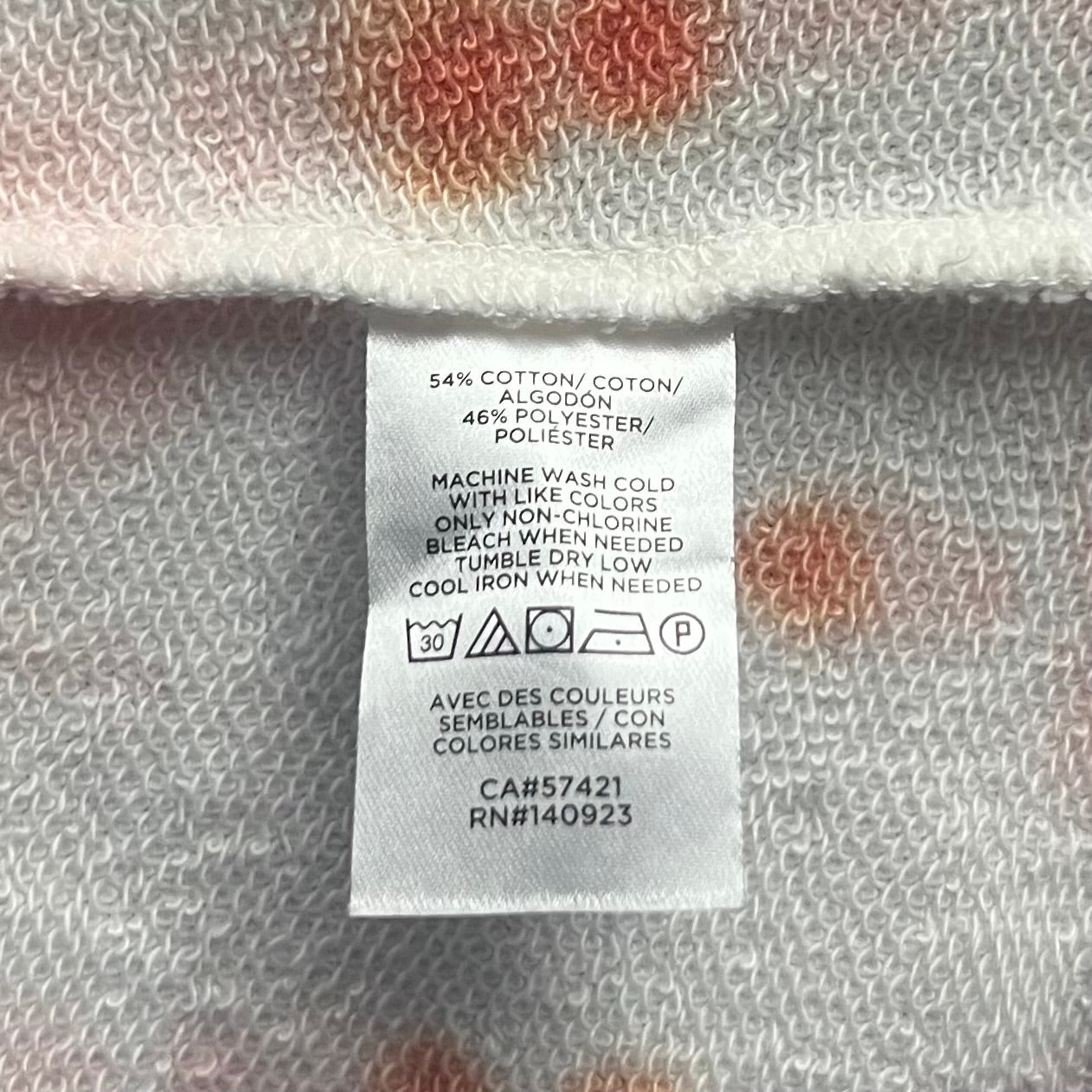 Sweatshirt Crewneck By Lou And Grey In Orange & Pink, Size: Xs