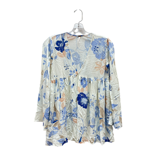 Top Ls By Free People In Black & Cream, Size:Xs