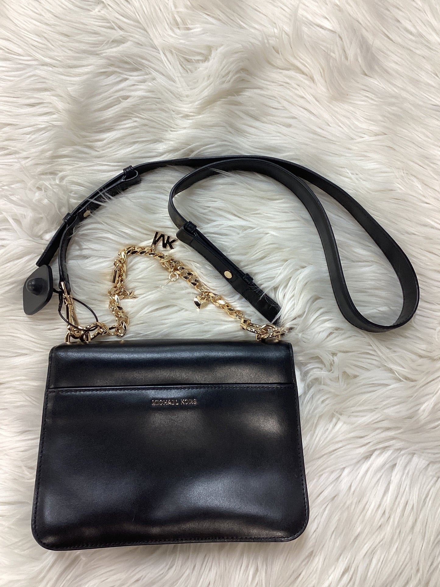 Handbag Designer By Michael Kors In Black, Size:Medium