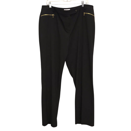 Pants Dress By Calvin Klein In Black, Size:16