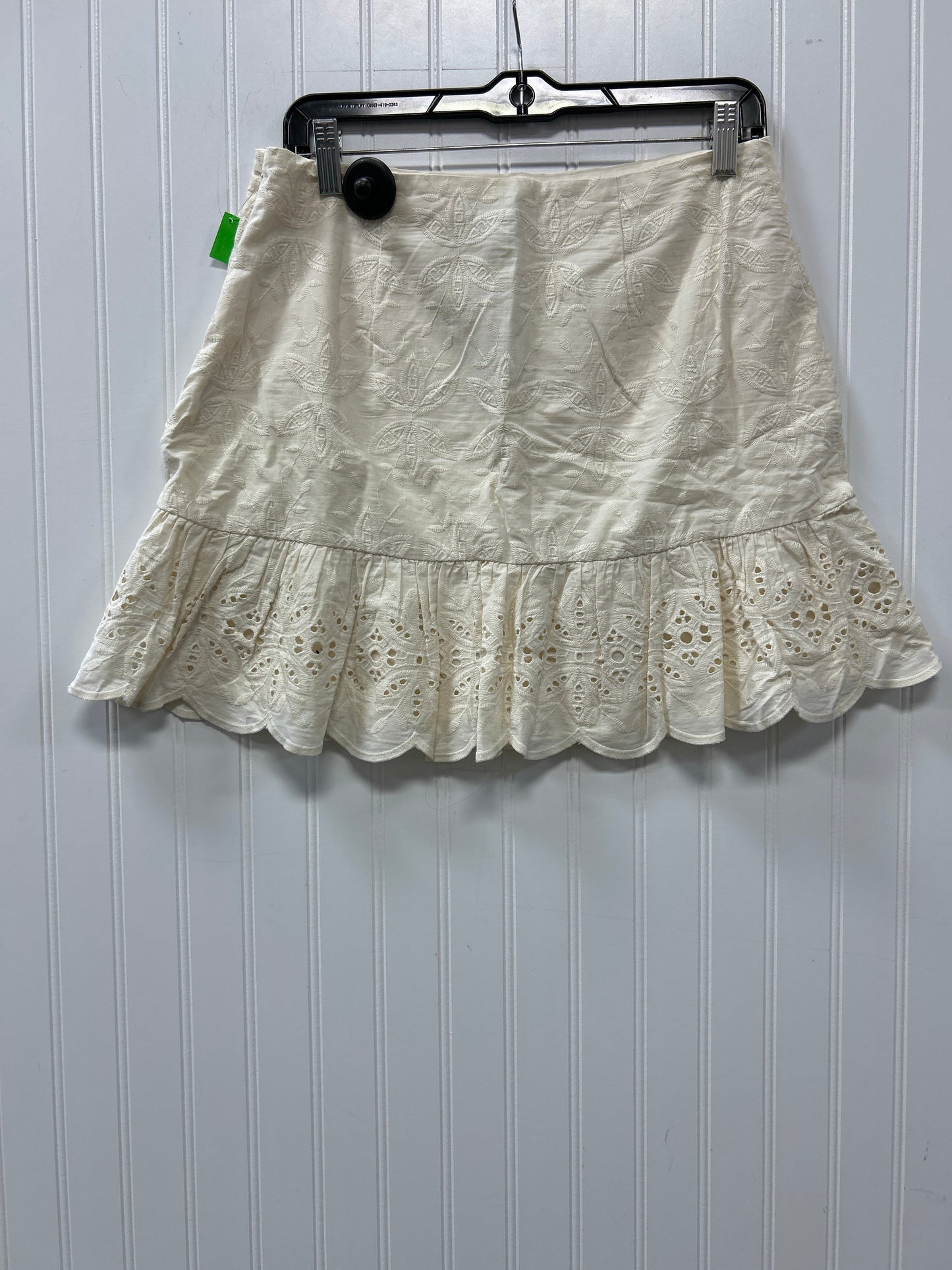 Skirt Mini & Short By Express In Cream, Size:10