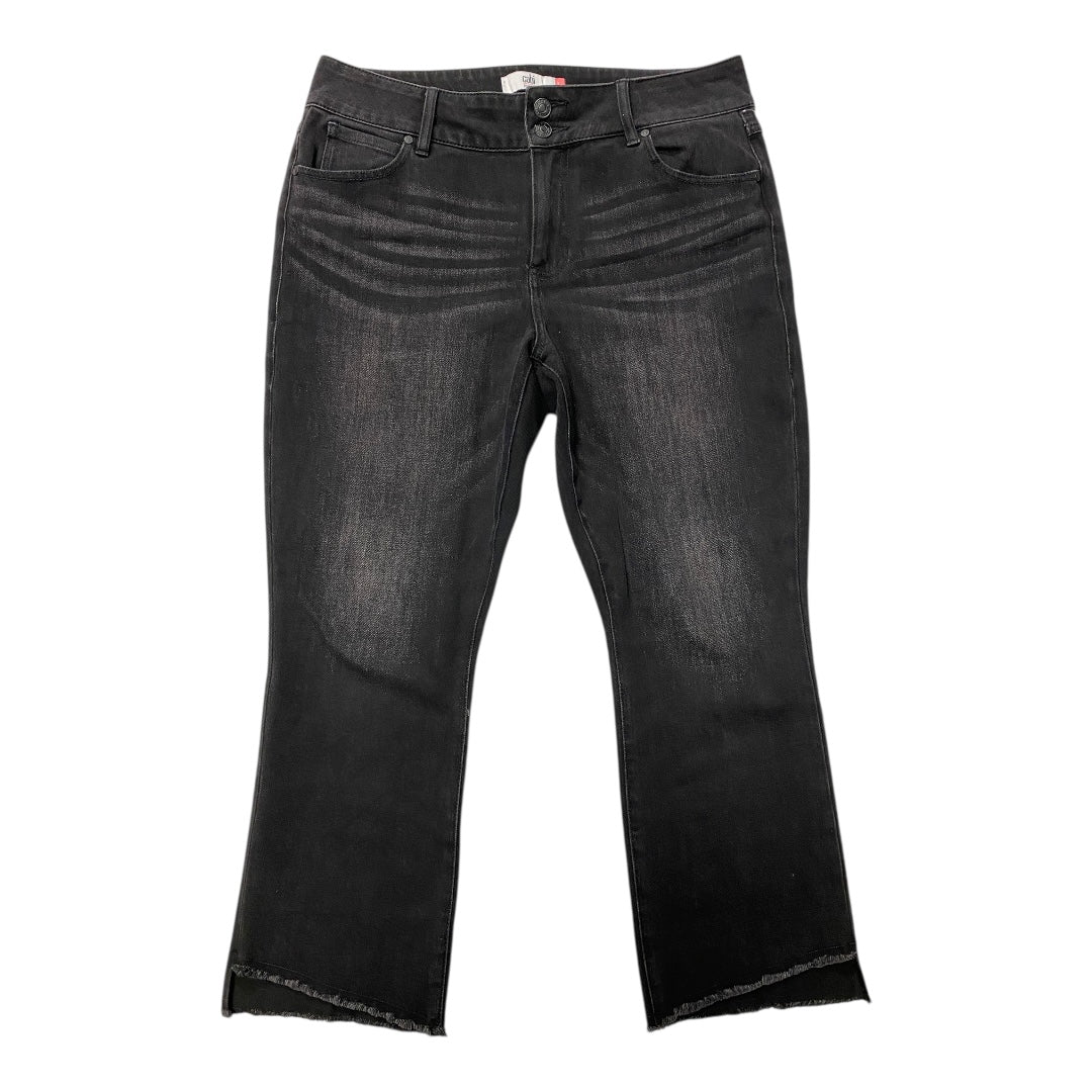 Jeans Boyfriend By Cabi In Black Denim, Size:12