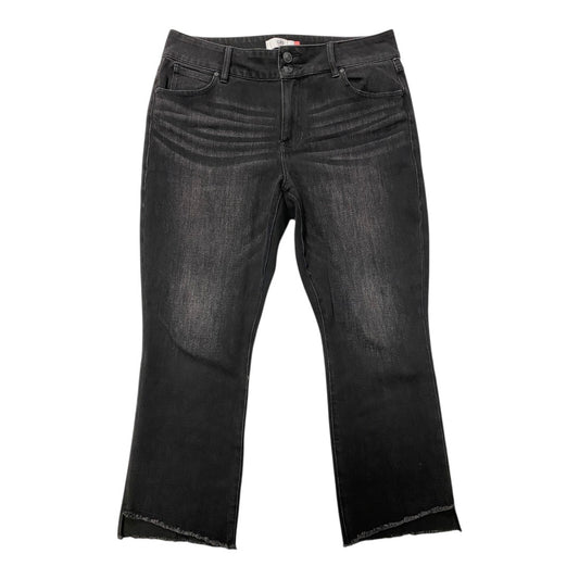 Jeans Boyfriend By Cabi In Black Denim, Size:12