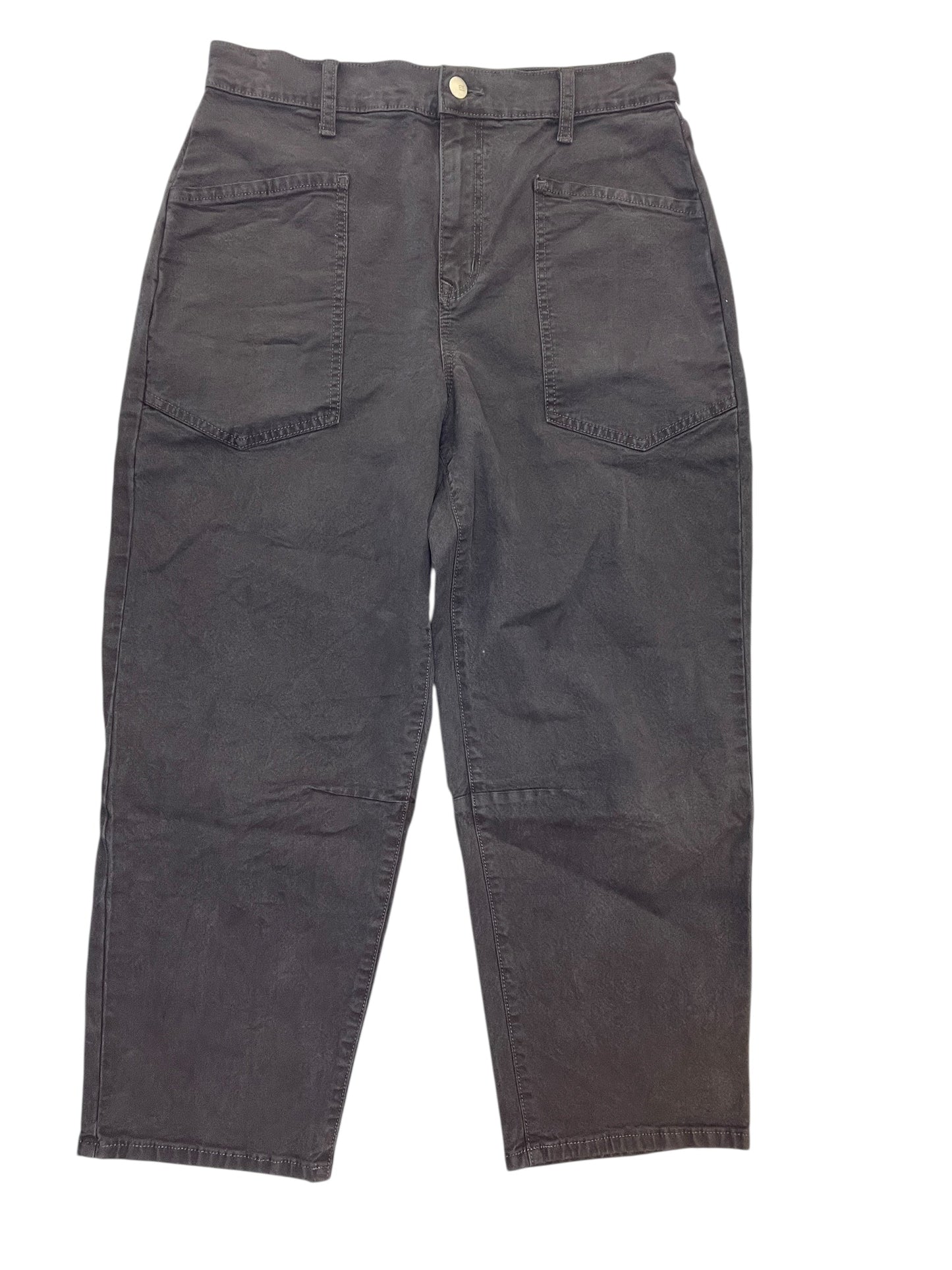Jeans Wide Leg By Evereve In Grey Denim, Size:6
