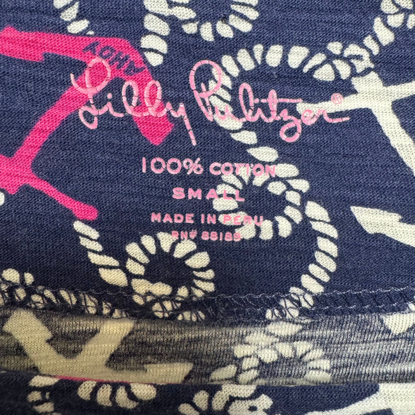 Dress Designer By Lilly Pulitzer In Nautical Print, Size: S