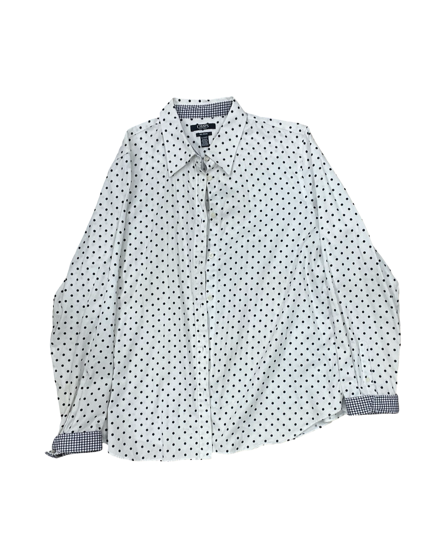 Top Ls By Chaps In Blue & White, Size:Xl