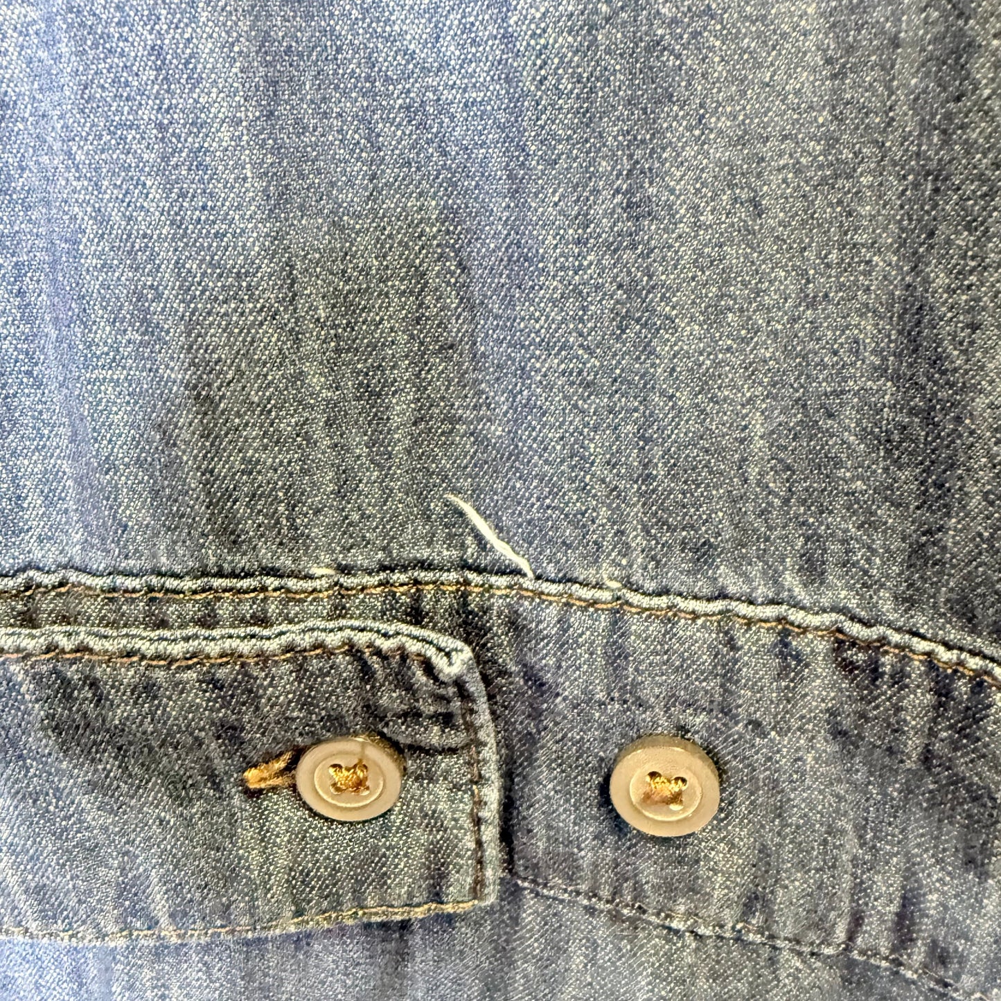 Romper By On 34th In Blue Denim, Size: 6