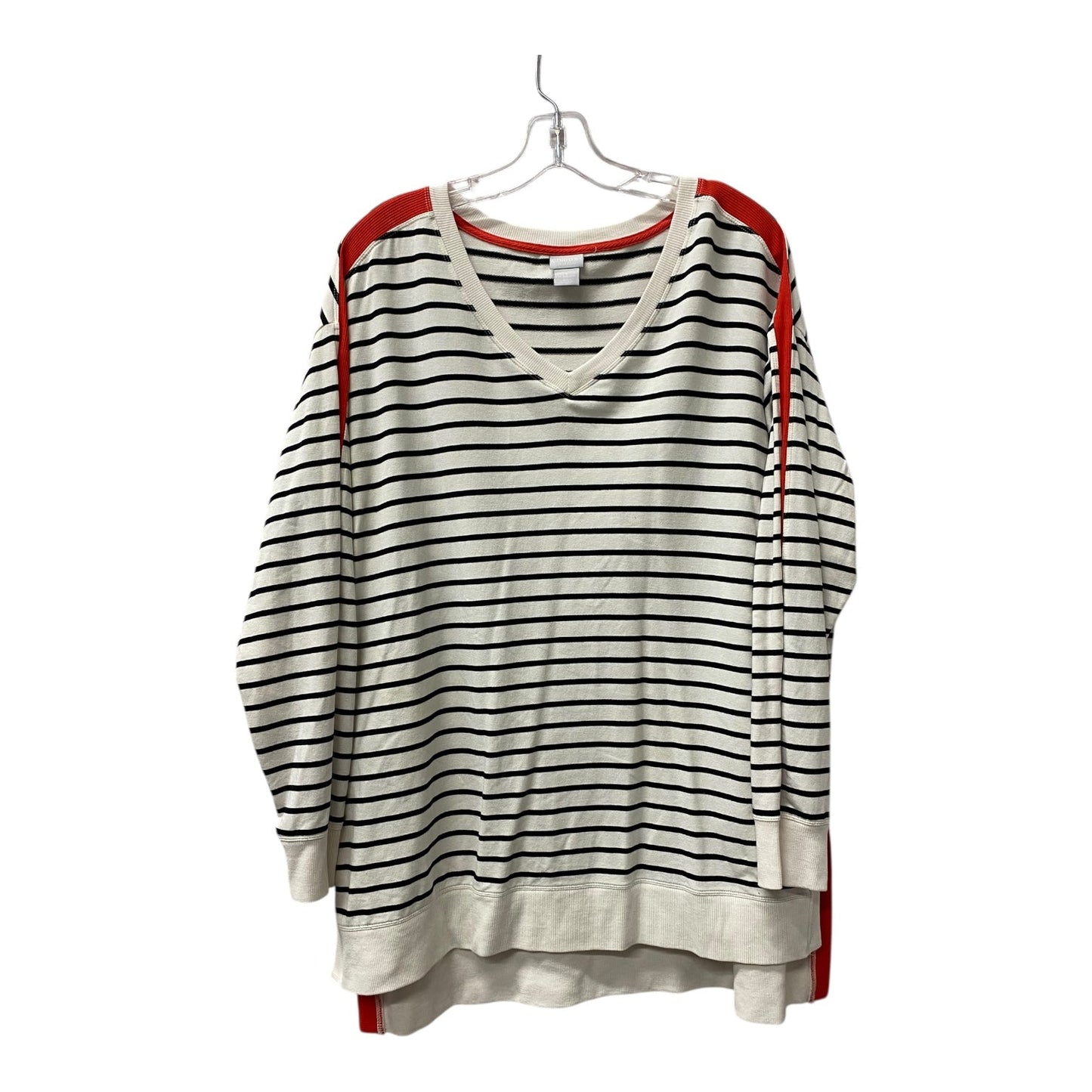 Top Ls By Zenergy By Chicos In White, Size:Xl