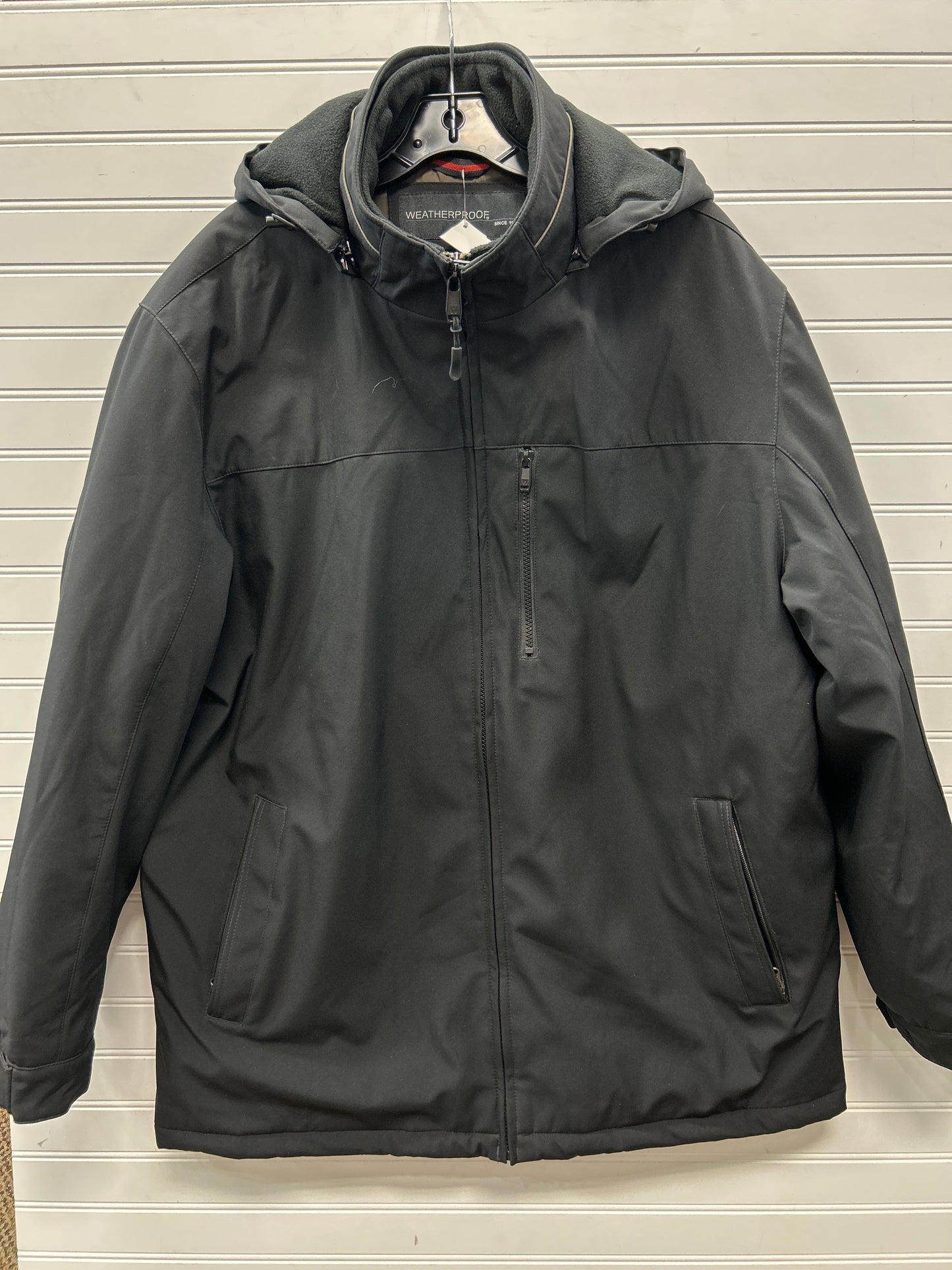 Coat Other By Weatherproof In Black, Size:Xl