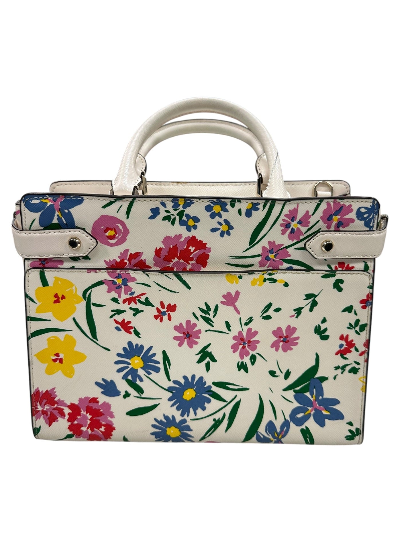 Handbag Designer By Kate Spade In Floral Print, Size:Medium