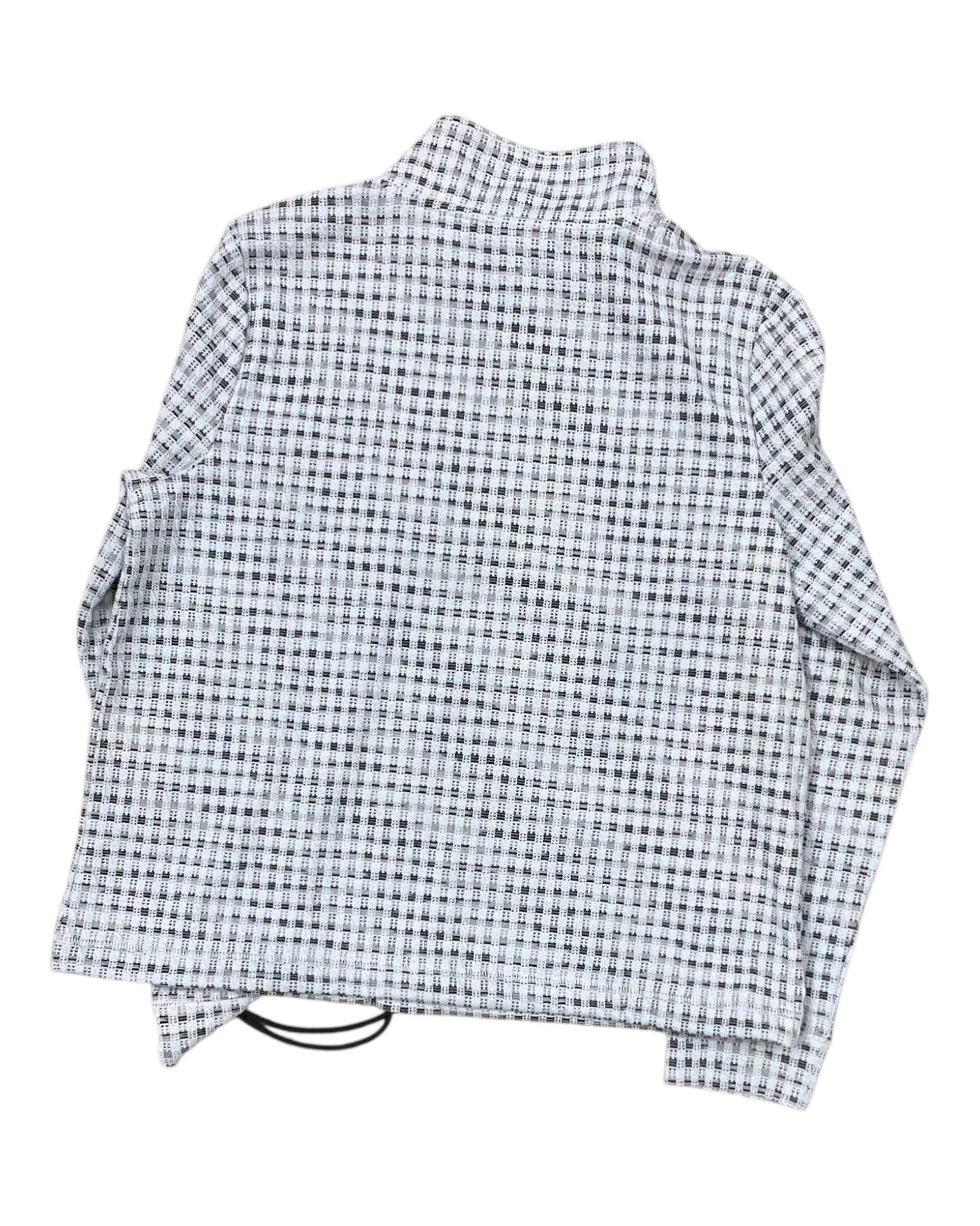 Top Ls By Talbots In Grey & White, Size:M