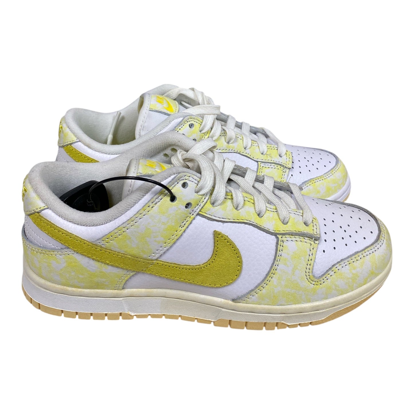 Shoes Sneakers By Nike In White & Yellow, Size:7