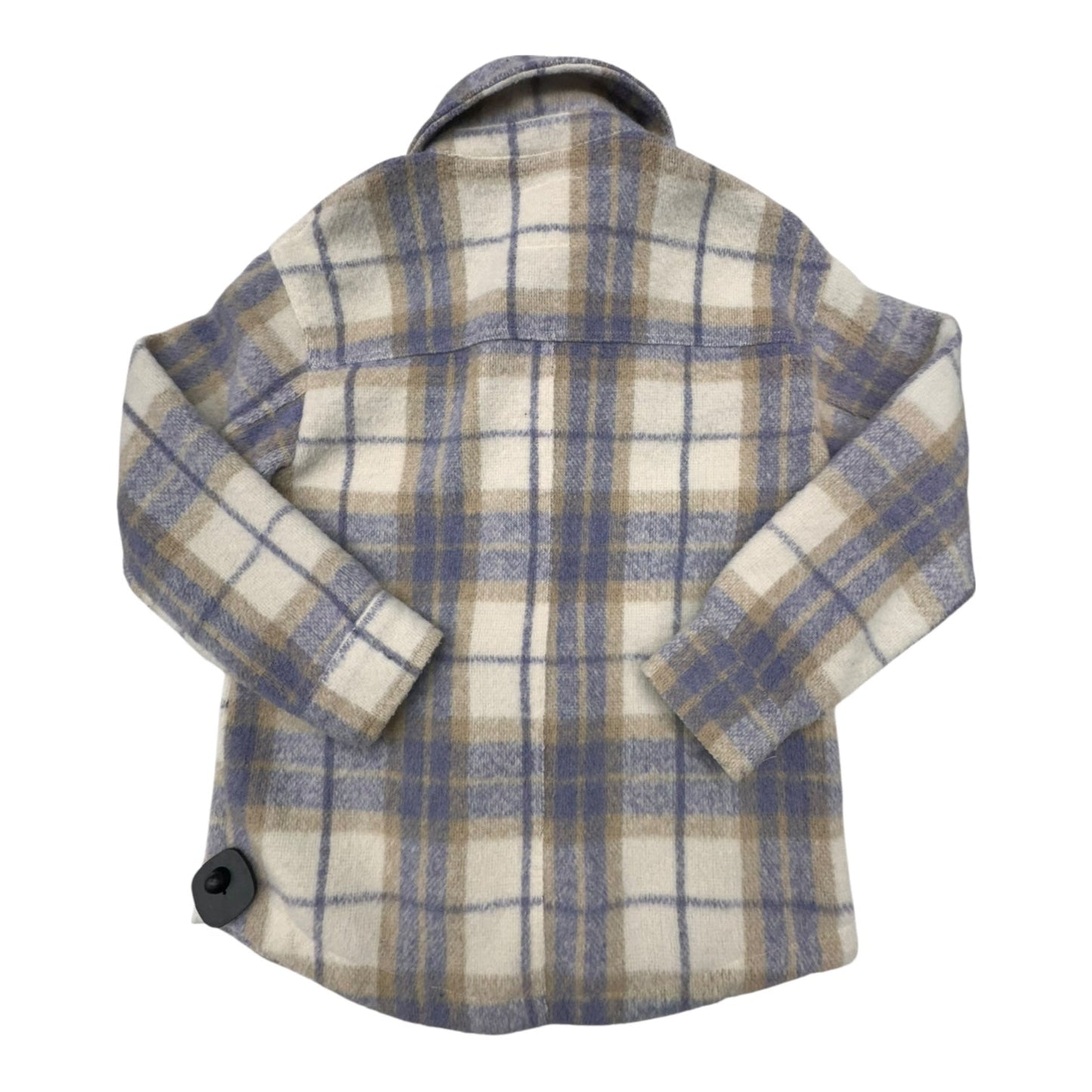 Jacket Shirt By Avec Les Filles In Plaid Pattern, Size:S