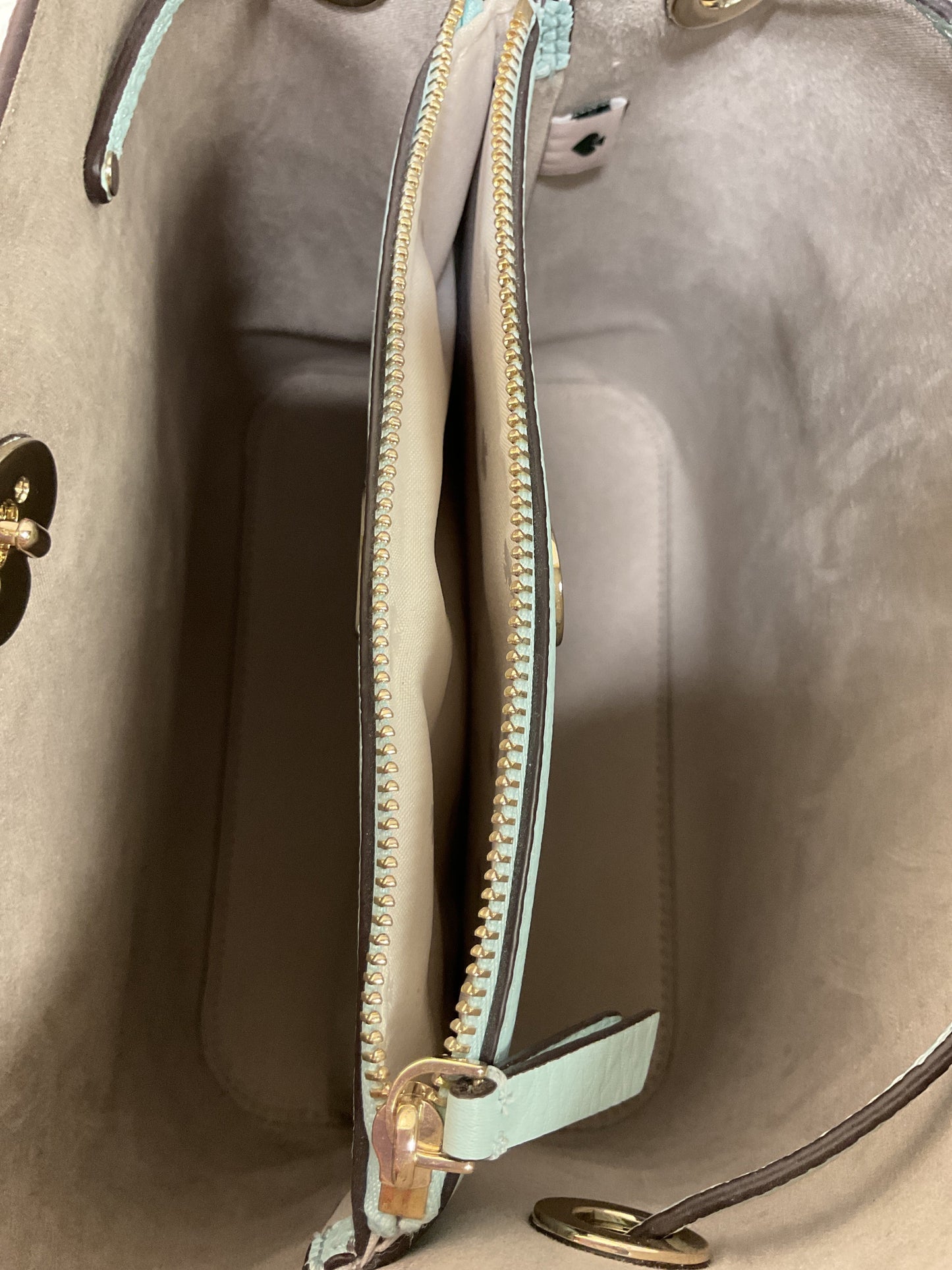Handbag Designer By Kate Spade In Aqua, Size:Medium