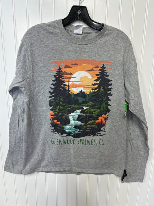 Top Ls By Port & Company In Grey, Size:M