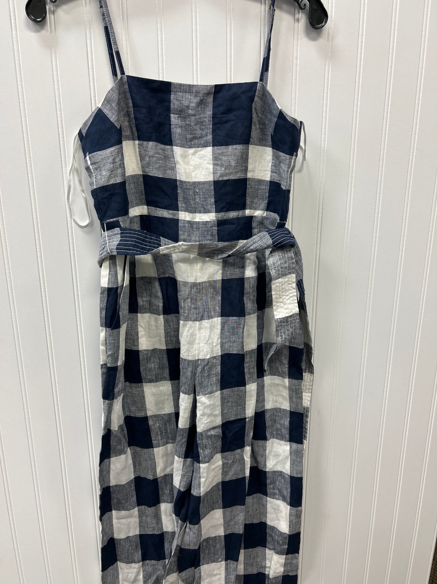 Jumpsuit By J. Crew In Blue & White, Size:0