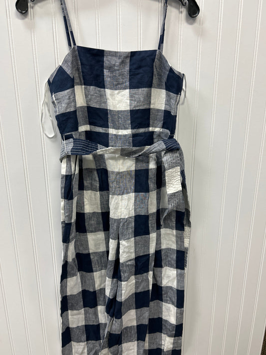 Jumpsuit By J. Crew In Blue & White, Size:0