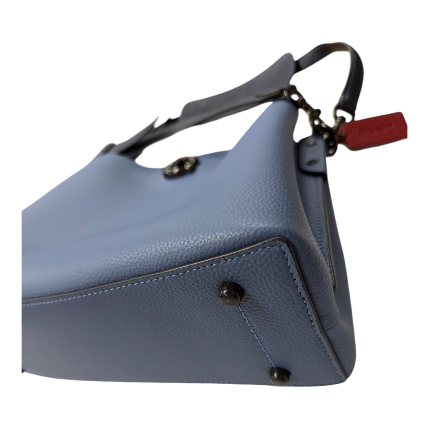 Handbag Designer By Coach In Blue, Size:Medium