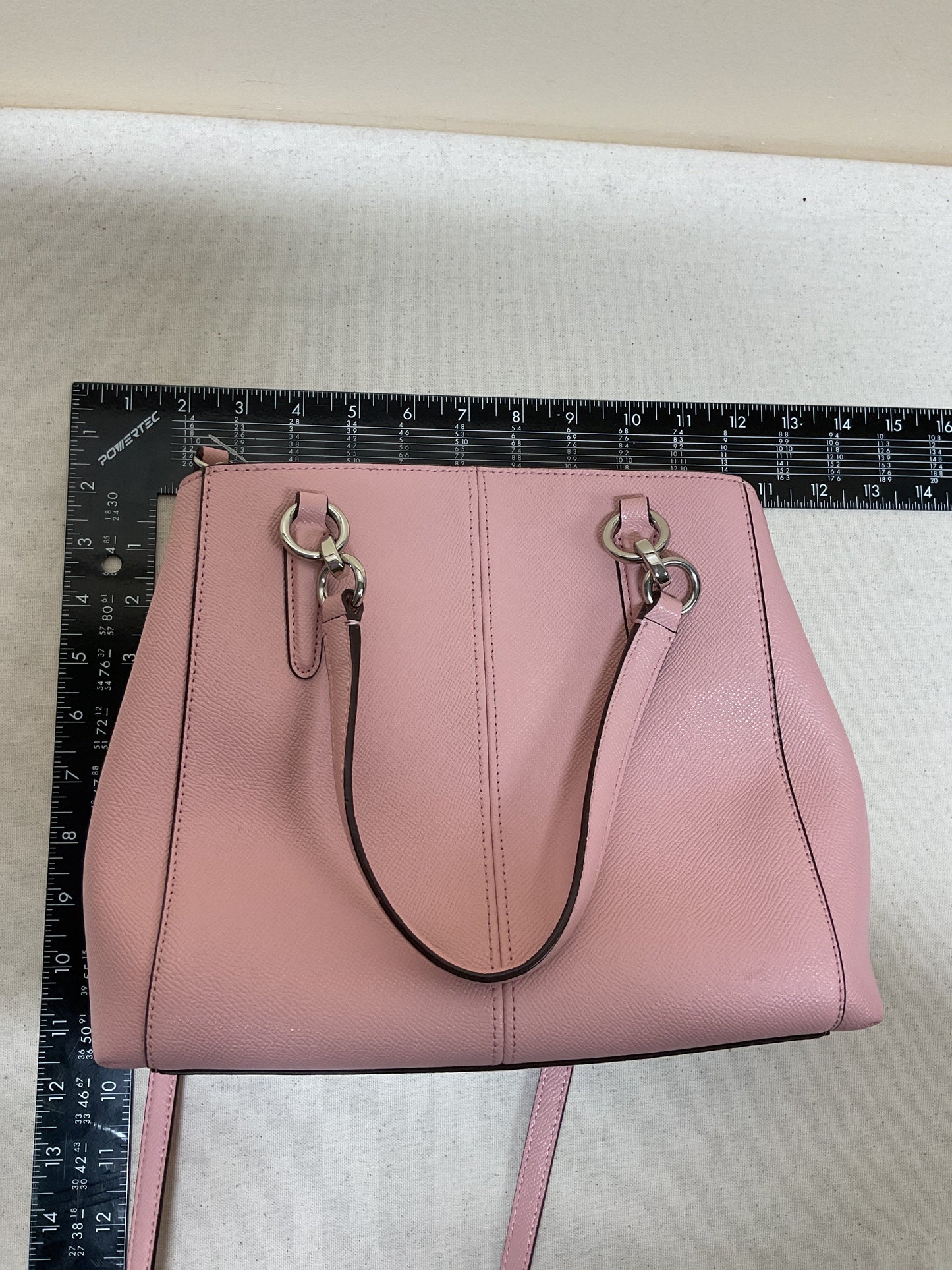 Handbag Designer By Coach In Pink, Size:Medium