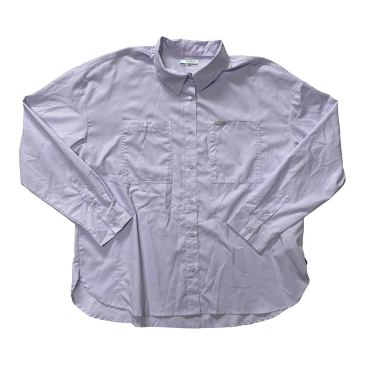 Top Ls By Columbia In Purple, Size:Xxl