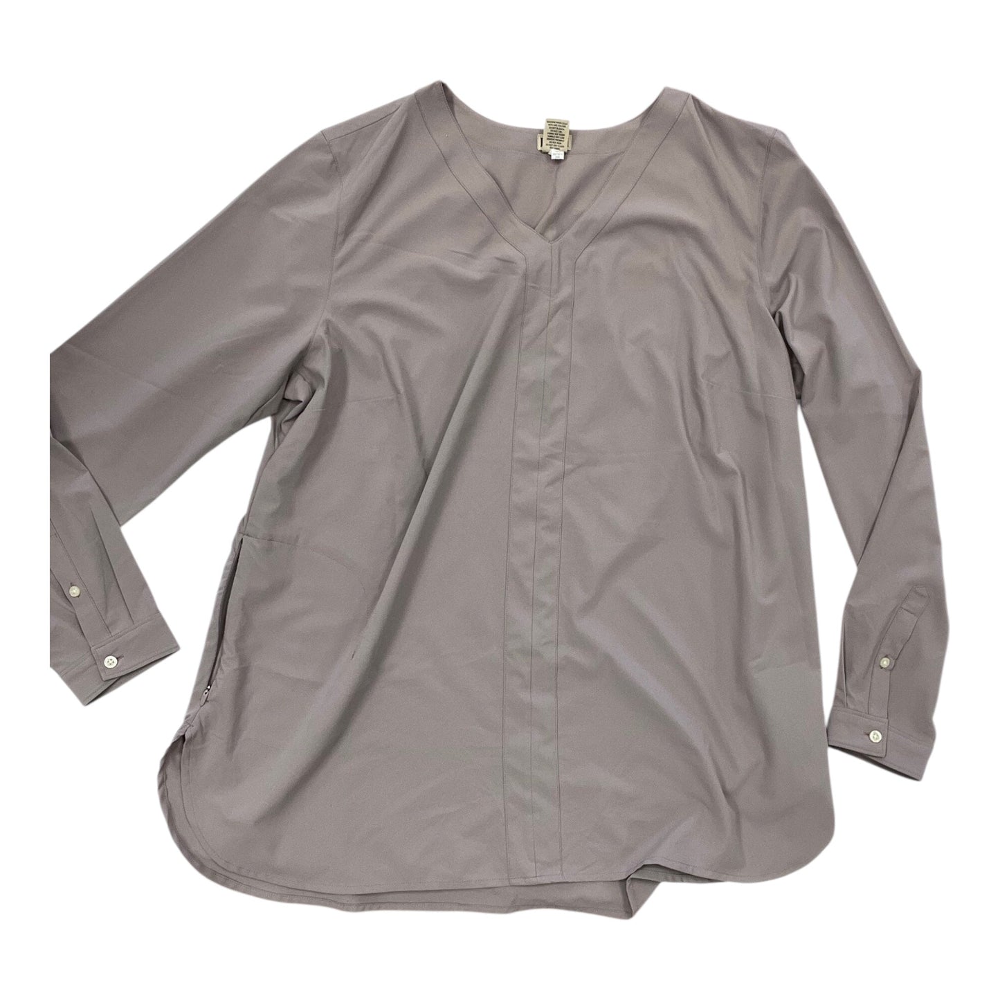Tunic Ls By Duluth Trading In Mauve, Size:Xl