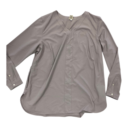 Tunic Ls By Duluth Trading In Mauve, Size:Xl