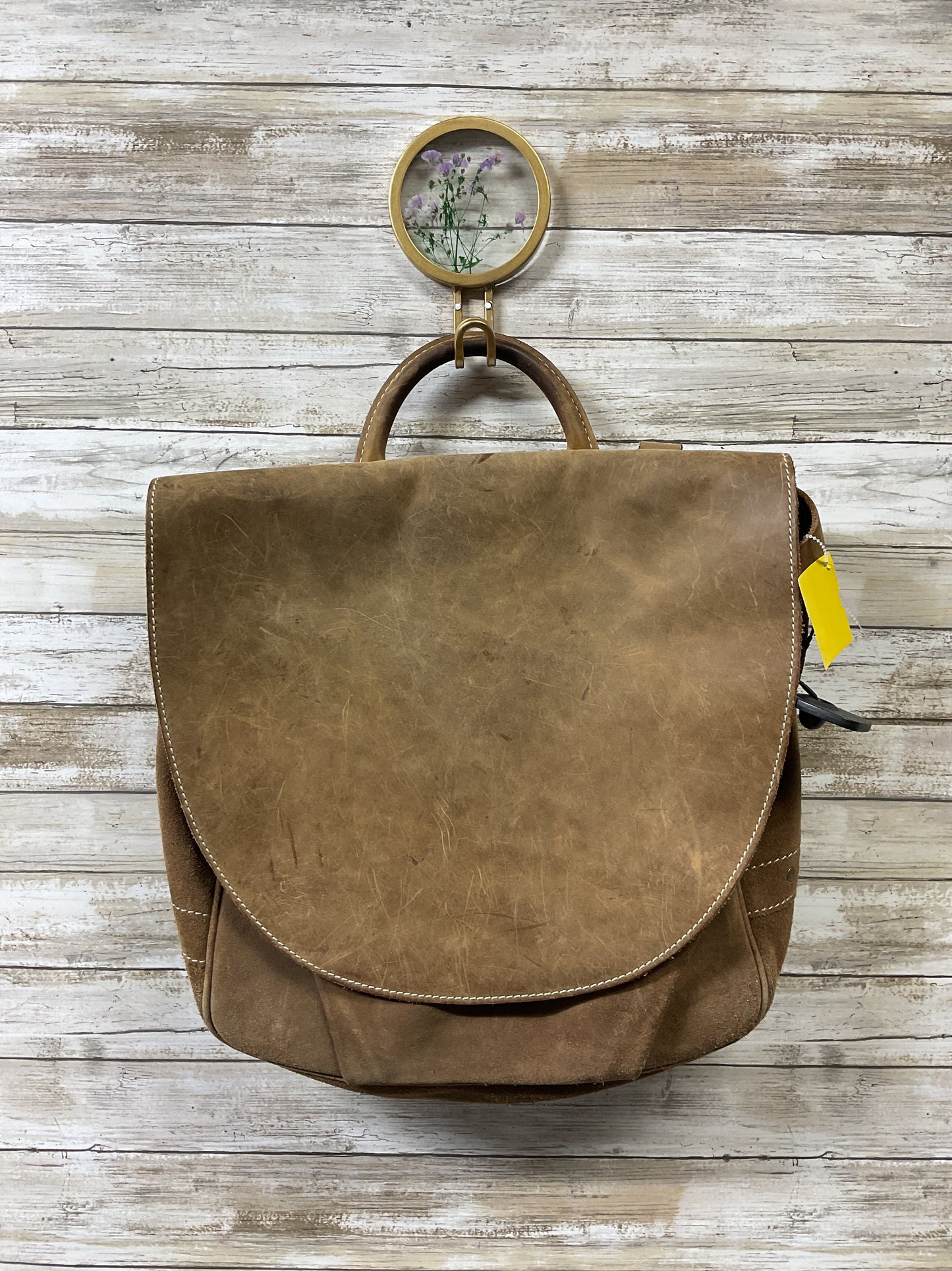 Handbag Leather By Sundance In Brown, Size:Large