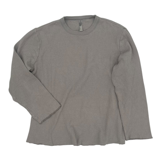 Athletic Top Ls Crewneck By Skims In Grey, Size:M