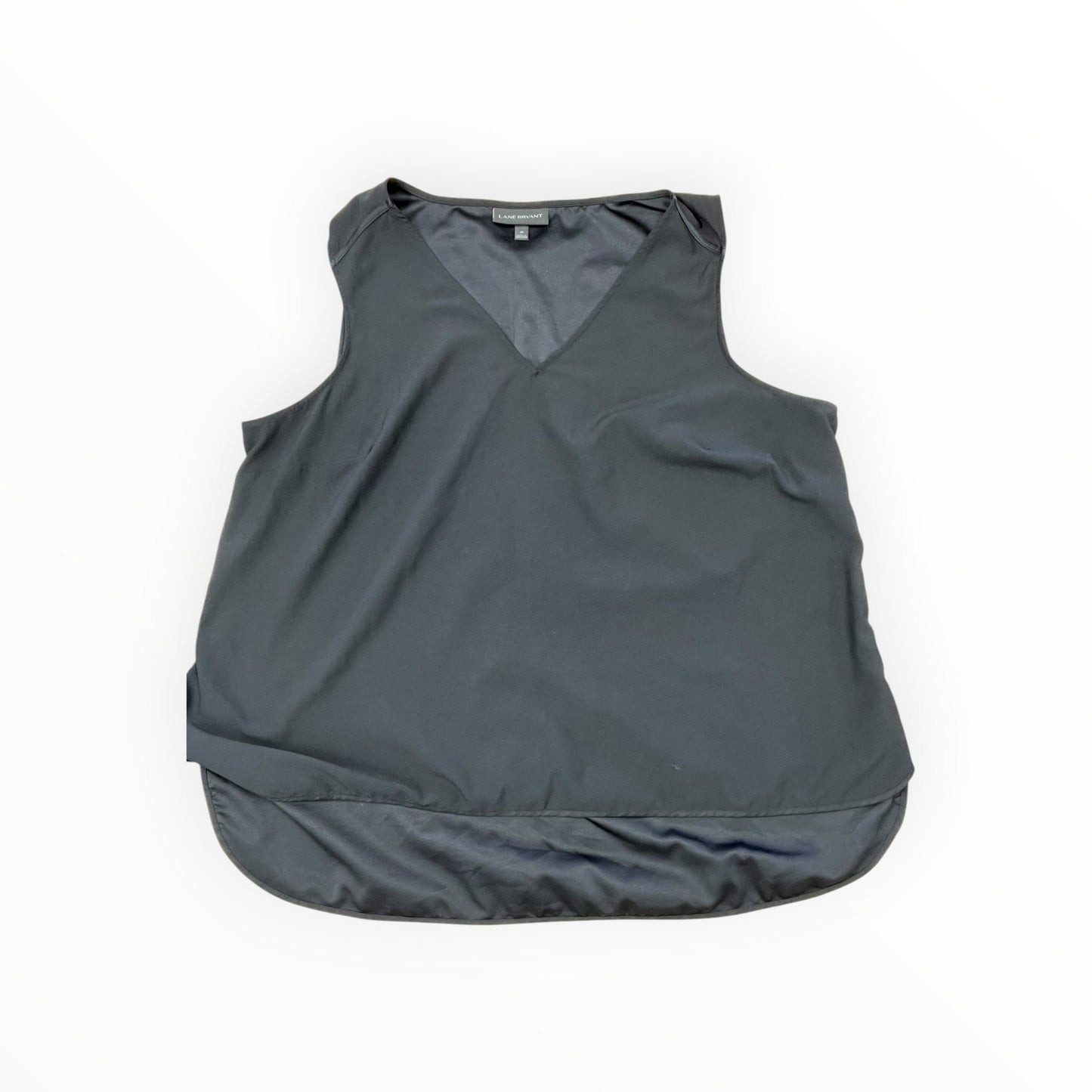 Top Sleeveless Basic By Lane Bryant In Black, Size:2X