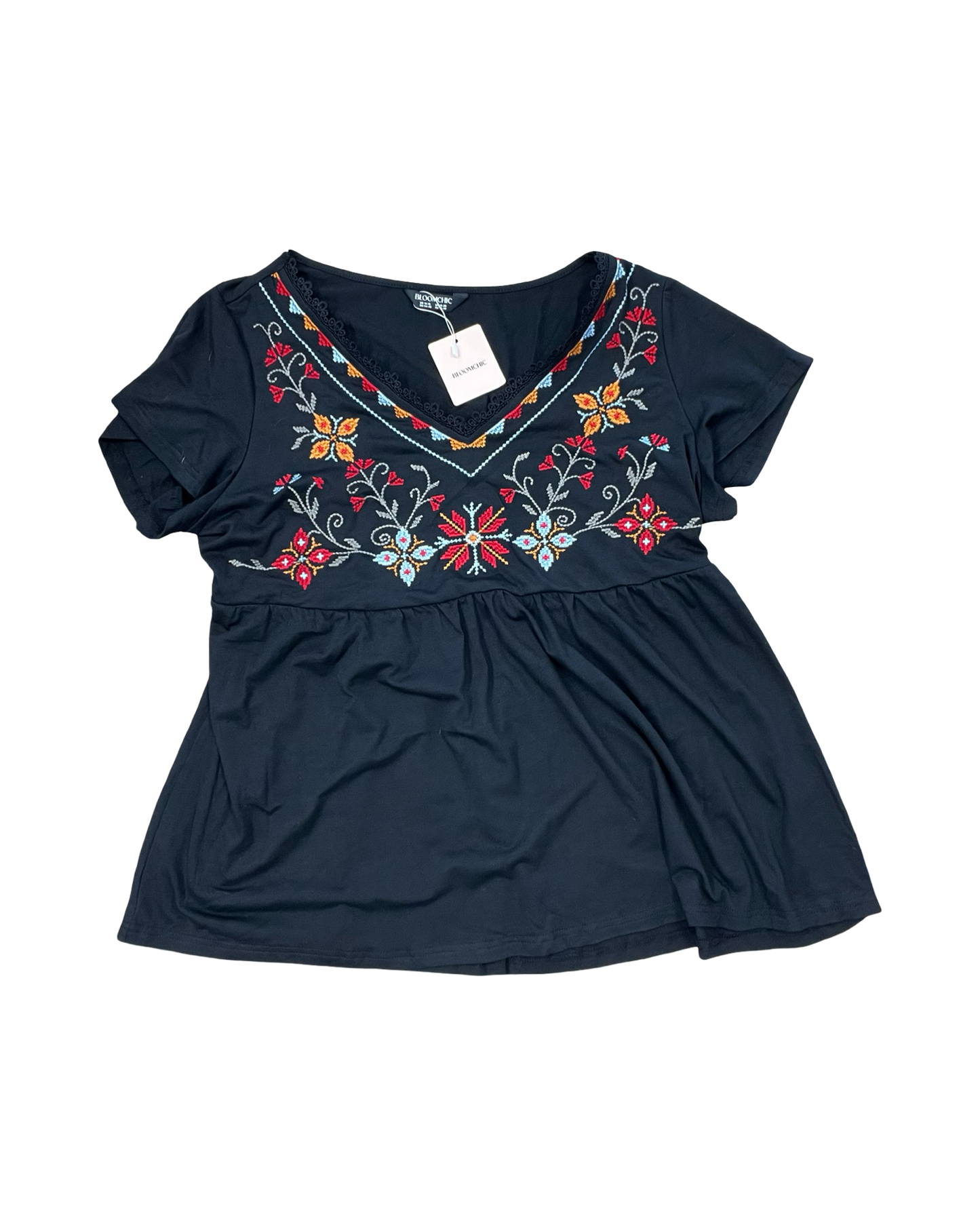 Top Ss By Bloomchic In Black, Size:Xl