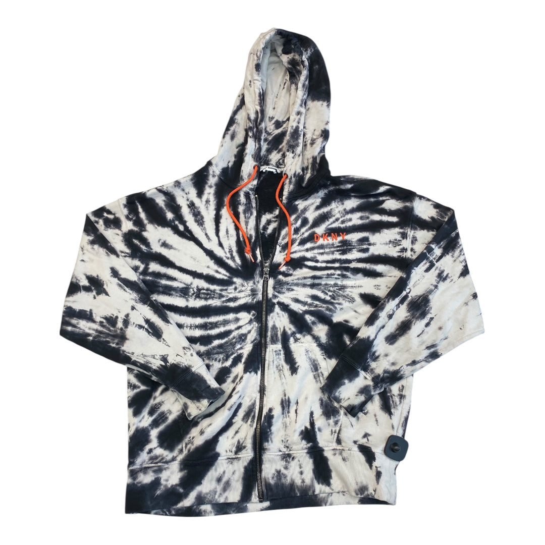 Sweatshirt Hoodie By Dkny In Tie Dye Print, Size:M