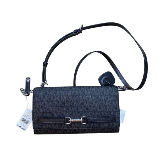 Handbag Designer By Michael Kors In Black & Grey, Size:Small